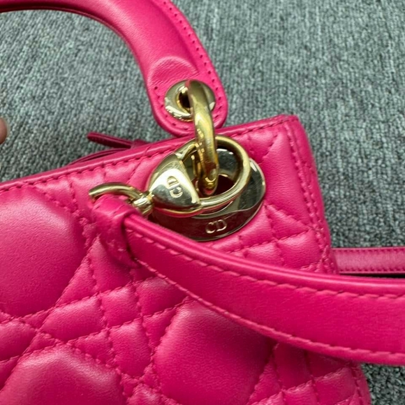 100% Authentic Dior Lady Dior Mini Shoulder Bag - Picture 9 of 14